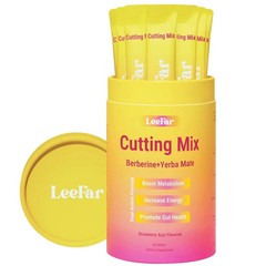 LeeFar Cutting Drink Mix Strawberry Açaí, Berberine 5-HTP Three0 Servings