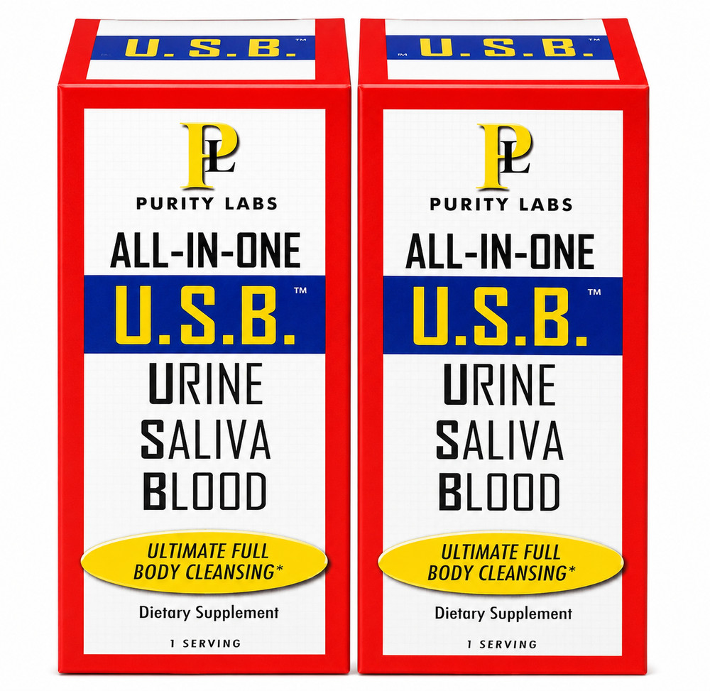 (2pcs) Purity Labs USB ALL-IN-ONE Full Body Cleanse Detox *Free Shipping*