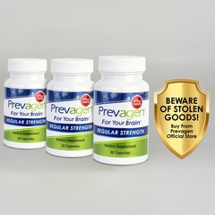 Prevagen Regular Strength 10mg Capsules – 30 Count – 3 Pack (90-Day Supply)