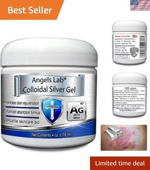 Advanced 4 oz Colloidal Silver Gel – Fast-Acting Skin Treatment for Irritations