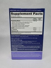 Qunol Sleep Support 5 in 1 Melatonin Ashwagandha GABA Valerian L-Theanine 30 Ct