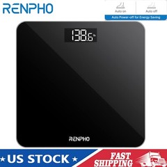 Digital Body Weight Bathroom Scale w/ Step-on Technology Battery Powered 400lbs