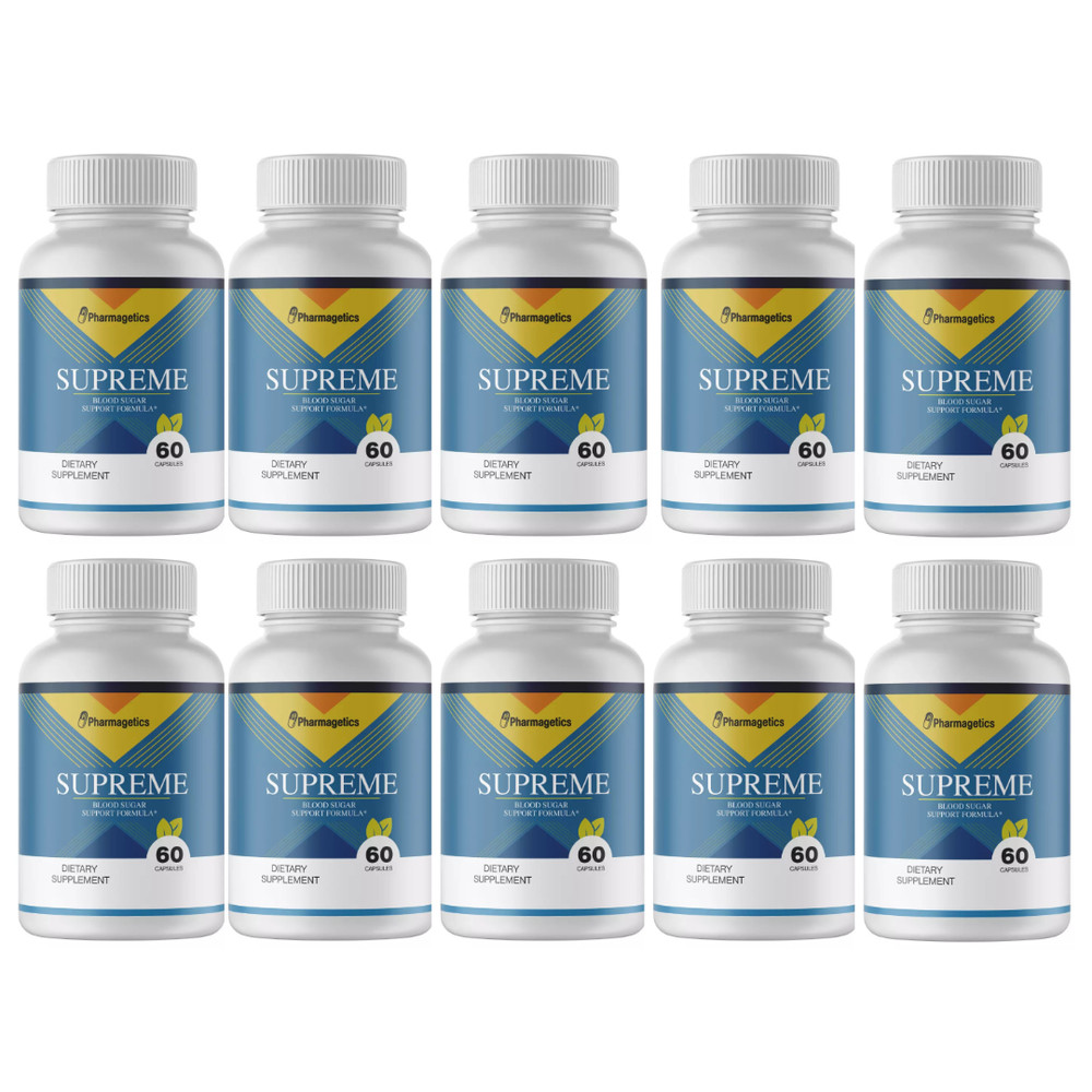 Supreme, Blood Sugar Support Formula – 10 Bottles