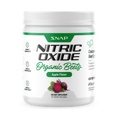 Apple Organic Beet Root Powder Flavored Nitric Oxide, 30 Servings – 8.8oz Jar