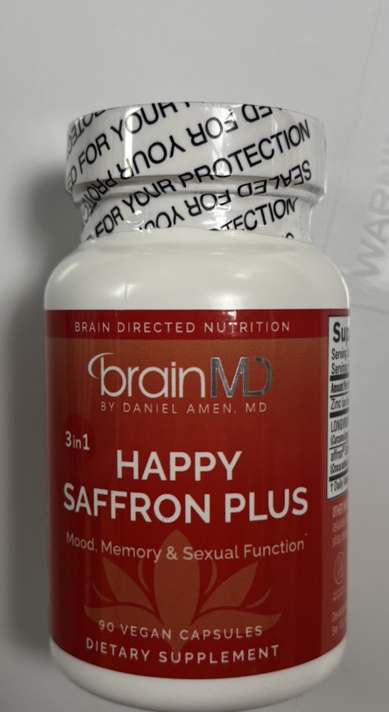 282. BrainMD Happy Saffron Plus Capsules 90ct Saffron Flower Extract