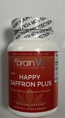 282. BrainMD Happy Saffron Plus Capsules 90ct Saffron Flower Extract