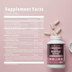Menopause Wellness: Hormone Balance & Energy Boost Supplements – 90 Count