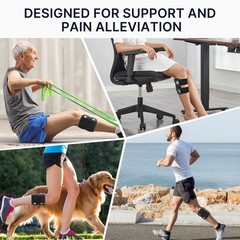 Fit Geno Sciatica Pain Relief Devices: Upgraded ReActive Plus One Size, Black