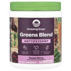 Amazing Grass Green Superfood Sweet Berry Flavor 7 4 oz 210 g Gluten-Free ,