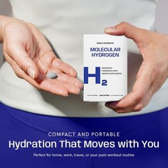 H2 Molecular Hydrogen Effervescent Water Tablets with Magnesium 12PPM Unflavored