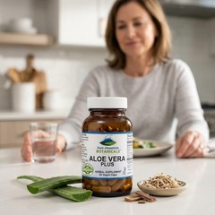 Pure Mountain Aloe Vera Capsules Organic Aloe Vera with Acemannan – Marshmallow