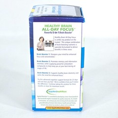 3 Pack AppliedNutrition Healthy Brain All-Day Focus 150 Tablets NEW Sealed 10/26