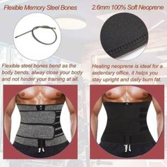 Men Women Waist Trainer Cincher Trimmer Sweat Belt Fitness Body Shaper Shapewear