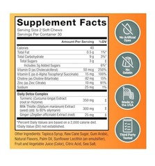 Force Factor Liver Detox + Cleanse Citrus Punch Soft Chews, Liver Support, 60ct