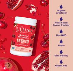 Ultima Replenisher Electrolyte Powder, Cherry Pomegranate, 90 Servings