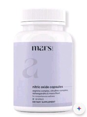 Mars Nitric Oxide 60 Capsules new In Box U.S. Seller Sealed Exp 07-2028 Fresh