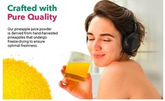 Pineapple Fruit Powder, Concentrate for Drink Mix, Smoothies, Sugar Free 48 Oz
