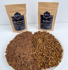 Bee Bread (Perga) Granules + Raw Propolis Resin Set 200g (7oz) – 2025 Harvest