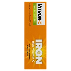 Vitron-C High Potency Iron Supplement with Vitamin C, 60 Count