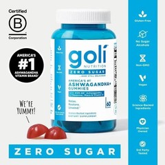 Goli Nutrition Ashwagandha Gummies Supplement Mixed Berry KSM