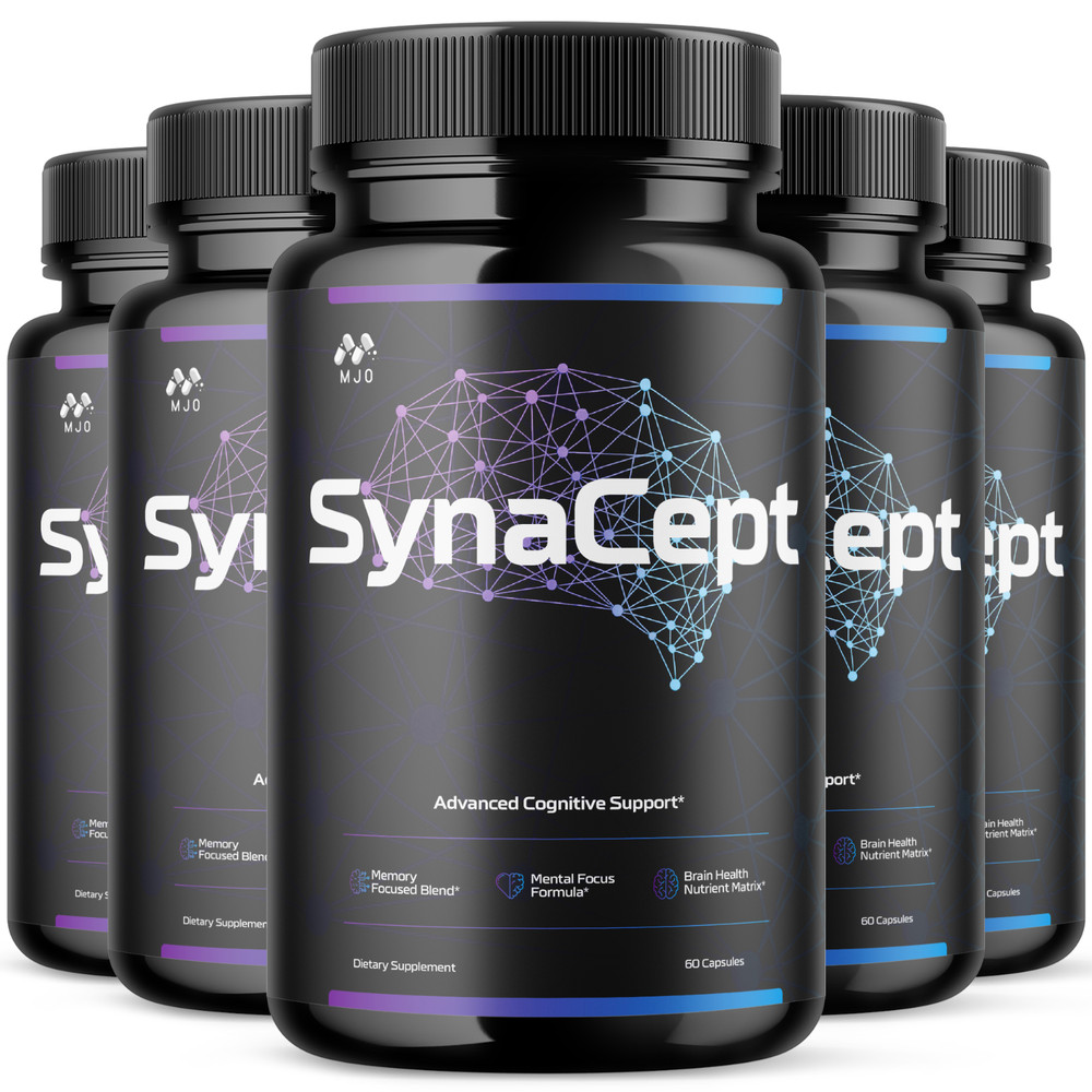 (5 Pack) SynaCept Advanced Brain Max Support Supplement Syna Cept 300 Capsules