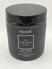 WelleCo Evening Elixir Powder 150g Chocolate Sleep Supplement Magnesium Exp 3/27