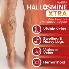 Hallosmine EXTRA Diosmin Circulation Support Hesperedin + Horse Chestnut Extract