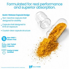 Healthfare Berberine with Ceylon Cinnamon 2500mg – 60 Capsules – Heart Health &