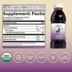 Certified Organic Beetroot Juice Concentrate, No Added Sugar, Artificial Colors,