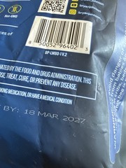 Blueprint Bryan Johnson Longevity Mix – Muscle Builder & Recovery 1-LB Exp: 3/27