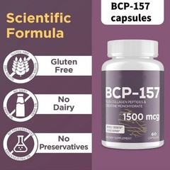 157 collagen Capsules, high|purity 2X peptide formula promotes muscle growth.