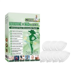 3 Pack Moringa Berberine Microneedle Patches 10 in 1 Skin Care Patches 7PCS Box