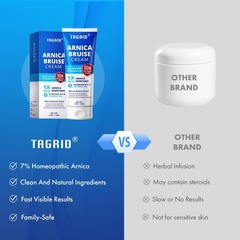 TAGRID Arnica Cream Extra Strength: Fast Pain Relief 4 Ounce (Pack of 1)