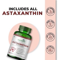 Simply Herbal Astaxanthin 60 Tablets – Antioxidant & Sugar Support O458