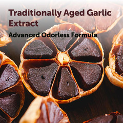 Odorless Garlic, 300 Softgels | 2 Years Aged Garlic Extract | Grown Allium Sativ