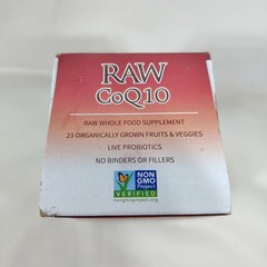 Garden of Life Raw CoQ10 200 mg 60 Vegan Capsules EXP:02/2027
