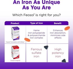 Feosol Bifera Complete Iron Count of 1 By Feosol Fast SHipping