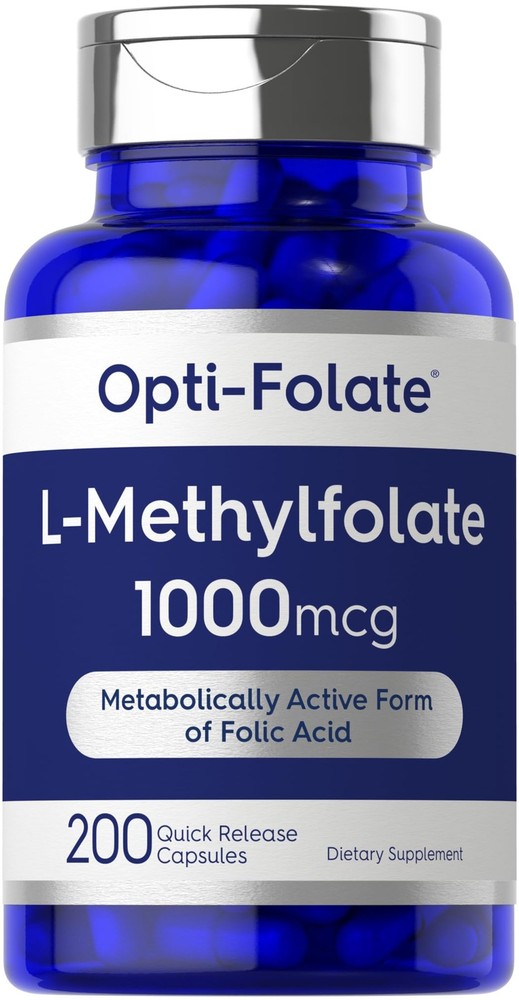Carlyle L Methylfolate 1000mcg | 200 Capsules | Value 200 Count (Pack of 1)