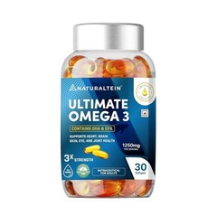 NATURALTEIN Omega-3 Fish Oil 1250mg Triple Strength | 30 Softgels M344