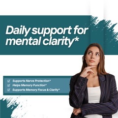 Nervetin- Brain Support- 10 Bottles- 600 Capsules