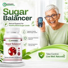 Natural Glucose Support Sugar Balancer Dietary Supplement – 60 Capsules