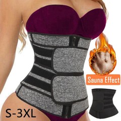 Women Abdomen Fat Burner Body Shaper Waist Trainer Sauna Suit Sweat Weight Loss