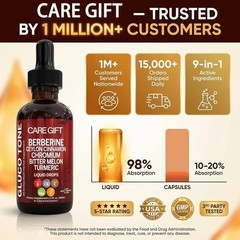 Berberine combined with Ceylon cinnamon supplement drops + various extracts