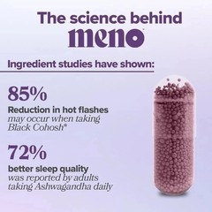 MENO Vitamins for Menopause – 30 Servings (Pack of 1) – Menopause Supplements