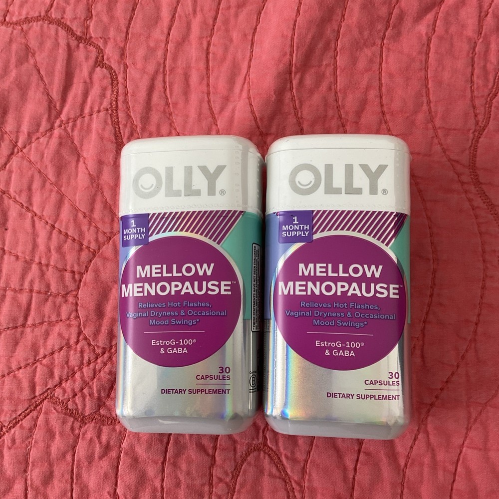 (2PACK) Olly Mellow Menopause, 30 Capsules Dietary Suplement 01/27 06/27