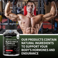 Black Maca Complex Capsules -Enhance endurance,power and vitality,immune support