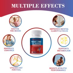 120 Capsules Nighttime Fat Burner – Weight Loss, Appetite Control & Fat Burn