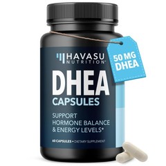 DHEA 50mg Per Serving Supplement for Hormone Balance Supports Energy for Men…