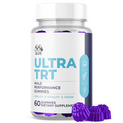 (1 Pack) Ultra TRT Male Gummys Advanced Male Health Support UltraTRT 60 Gummies