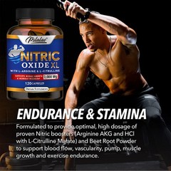 Nitric Oxide XL 240pcs,Increase Strength, Endurance,Improve athletic performance